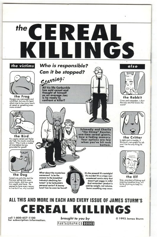 Cereal Killings #3 (1992)