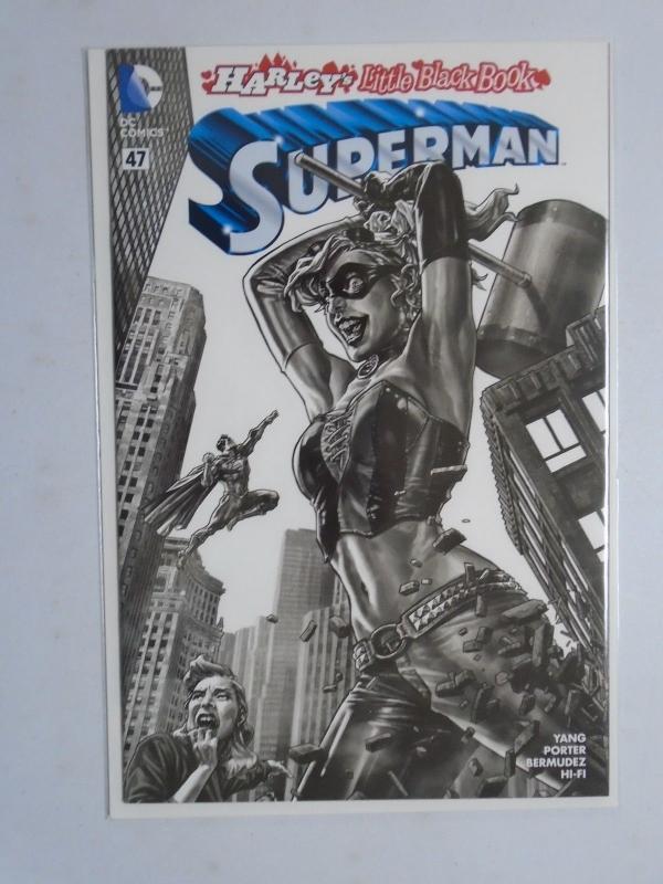 Harley's Little Black Book Variant Covers Complete Superman #47D, 8.5/VF+ (2016)