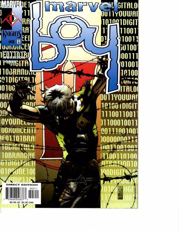 Lot Of 2 Marvel Boy Marvel Comic Book #1 3 KS6