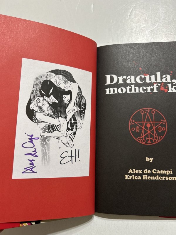 Dracula, Motherf*ker! HC Bastard Title Edition SIGNED by De Campi & Henderson