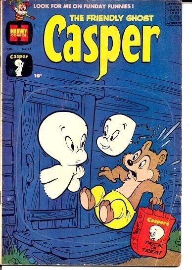 FRIENDLY GHOST CASPER, THE-#28-HALLOWEEN CVR VG