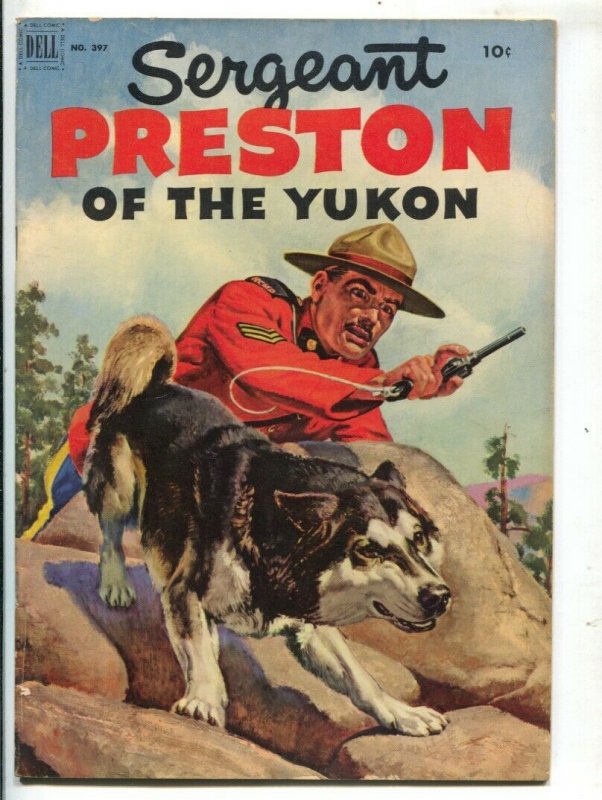 Sergeant Preston of The Yukon-Four Color Comics #397 1952-Dell-Morris Gollub ...