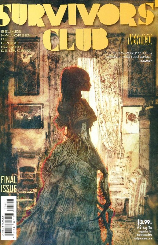 Survivors' Club #9 VF; DC/Vertigo | Bill Sienkiewicz - Last Issue - we combine s 