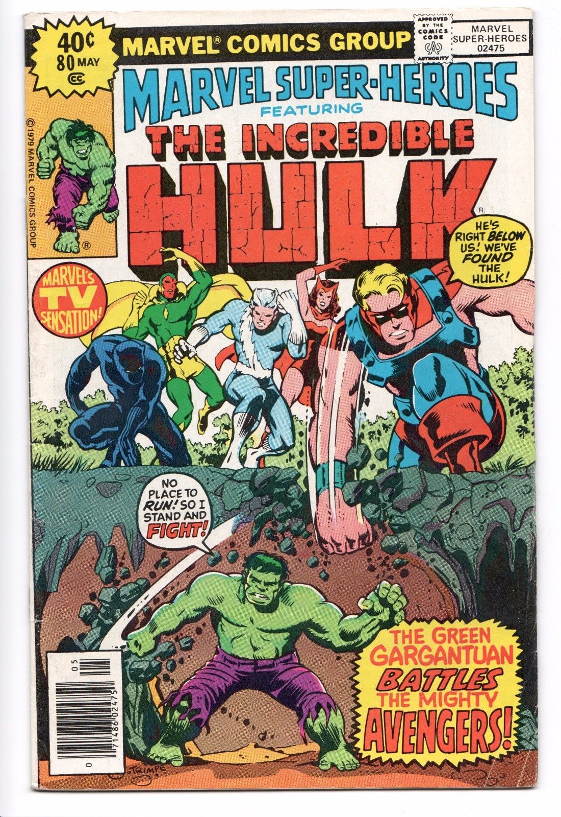 Marvel Super-Heroes #80 - Incredible Hulk / Avengers - (Marvel, 1979 ...