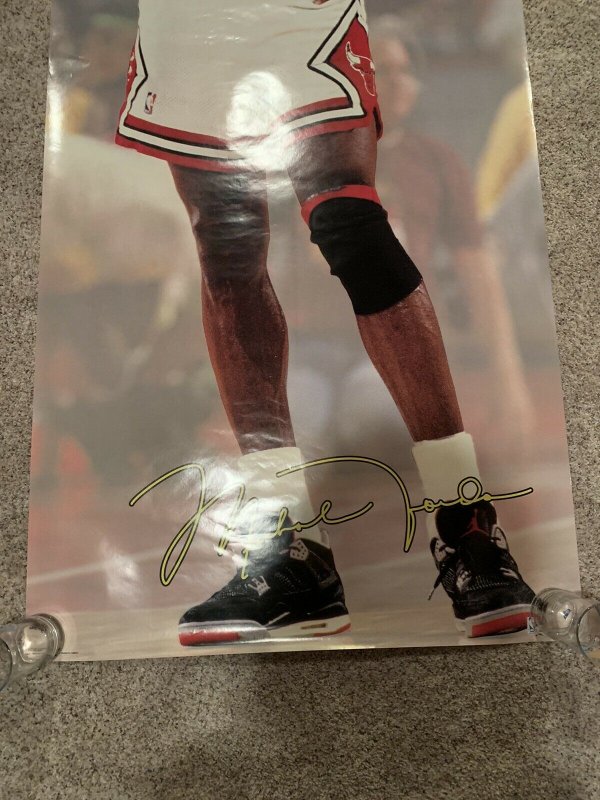 Michael Jordan Hang Time Bubble Gum Promo Poster 1991