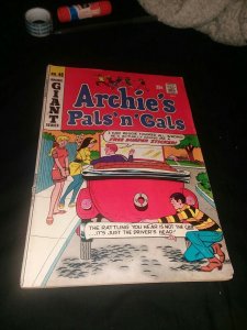 ARCHIE'S PALS 'N' GALS #46 BETTY, VERONICA JUGHEAD Archie Comics 1968 silver age