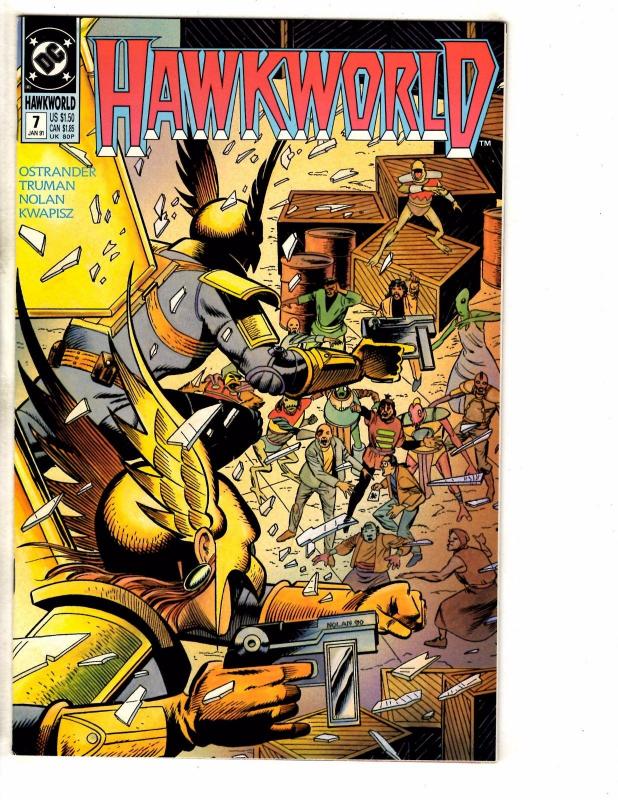 Lot Of 10 Hawkworld DC Comic Books # 1 2 3 4 5 6 7 8 9 10 Hawkman Batman PP5