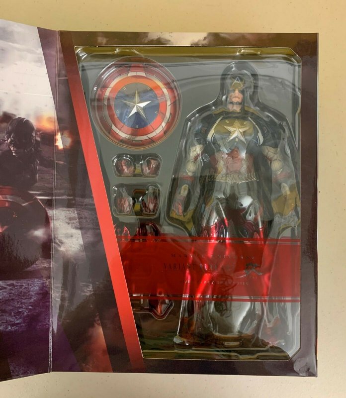 Marvel Universe Variant Action Figure Play Arts Kai  Captain America