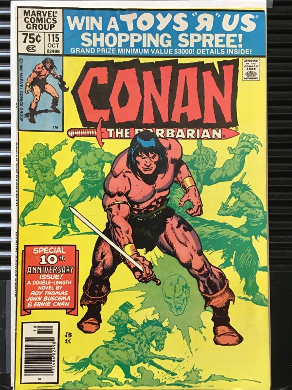 Conan the Barbarian #115 (1980)