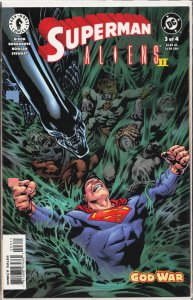 Superman Aliens 2: God War #3 (2002) Alien / Aliens