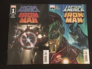 CAPTAIN AMERICA/IRON MAN #1, 2 VFNM Condition