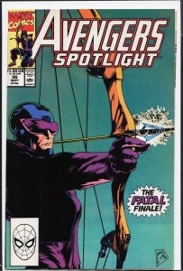 Avengers Spotlight #36 (1990) Hawkeye