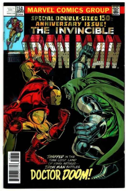 Invincible Iron Man #593 Lenticular 3D Variant Dr Doom #150 Homage (NM)