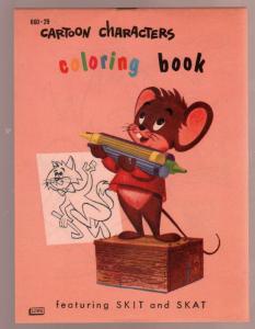 Cartoons For Coloring #660-29 1960-Skit & Skat-premium-unused-NM