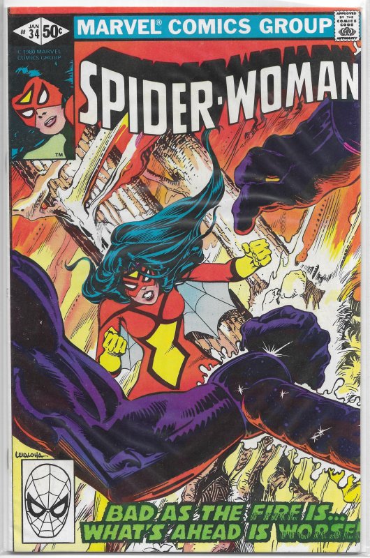 Spider-Woman (vol. 1, 1978) #34 FN Claremont/Leialoha, Hammer & Anvil