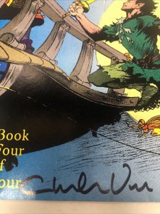 Hook (1992) # 4 (VF/NM) Variant • Tom DeFalco • Signed Charles Vess • Marvel