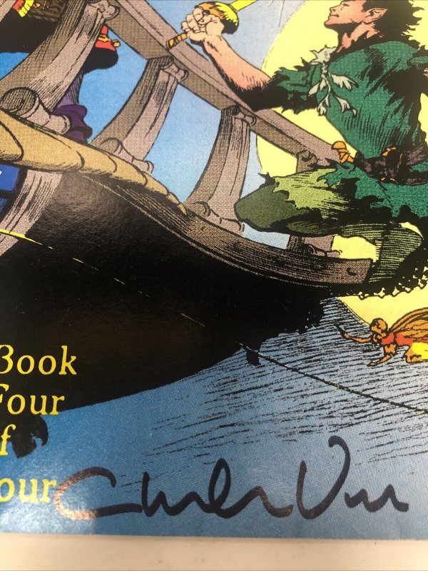 Hook (1992) # 4 (VF/NM) Variant • Tom DeFalco • Signed Charles Vess • Marvel