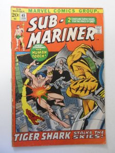 Sub-Mariner #45 (1972) VG Condition moisture stain