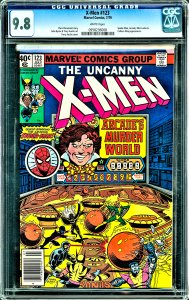 The X-Men #123 (1979) CGC Graded 9.8 - Spider-Man Appearance!