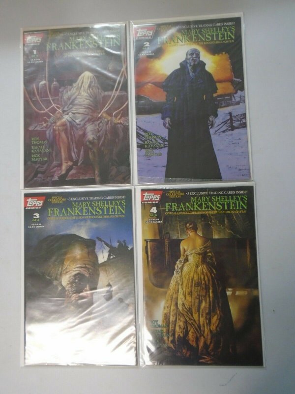 Mary Shelly's Frankenstein set #1-4 Polybagged (1994 Topps)