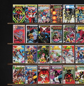 Huge Lot 150+ Comics with X-Factor, Wolverine, Fantastic Four & More!