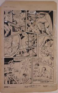 ALEX BLUM original art, FIGHT COMICS #38 pg 31, 1945, Shark Brodie, Fight, Ships