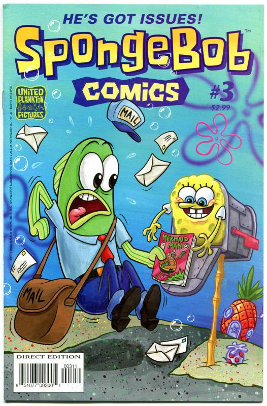 SPONGEBOB #3, NM-, Square pants, Bongo, Cartoon comic, 2011, more in store