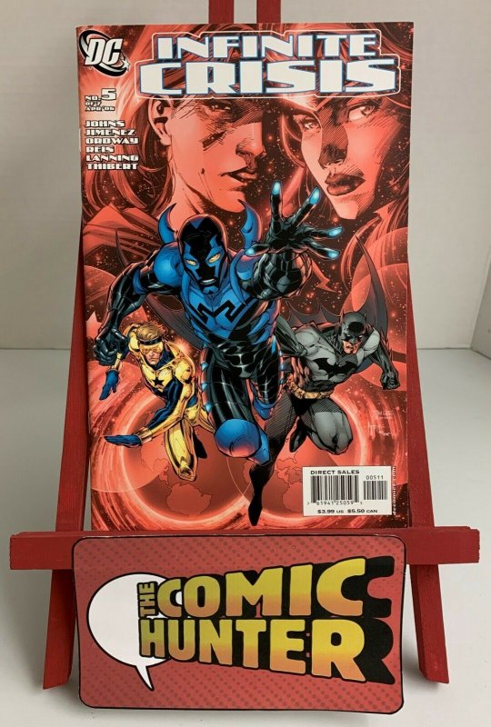 Infinite Crisis #5 (DC 2005) Jim Lee Cover 1st Jaime Reyes Blue Beetle 9.0 