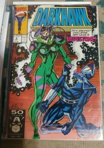 darkhawk # 8 1991 marvel  MANLEY COVER LODESTONE  copper age