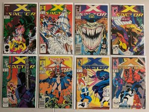 X-Factor lot #21-90 43 diff avg 8.0 (1987-93)