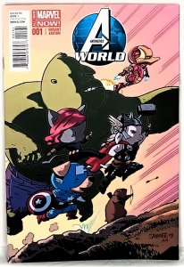 AVENGERS WORLD #1 Chris Samnee 1 in 25 Animal Variant Cover Marvel Comics MCU