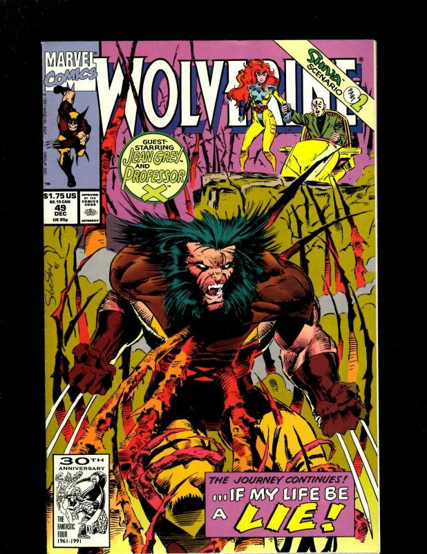  Lot of 12 Wolverine Marvel Comics #47 47 48 49 50 51 53 54 60 61 65 66 HY7