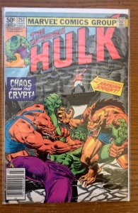 The Incredible Hulk #257 Newsstand Edition (1981)