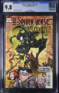 Edge of Spider-Verse #2 CGC 9.8 1st Appearance of Spooky-Man Cover A Marvel 2024