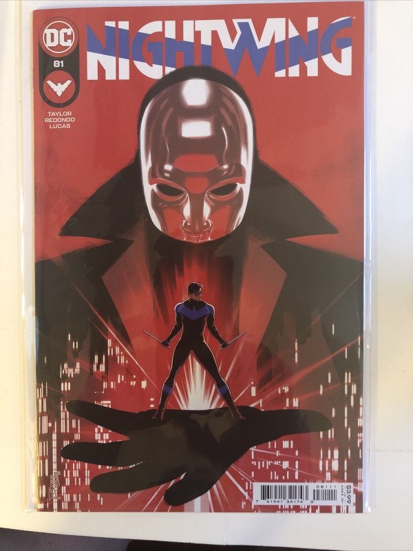 Nightwing # 81 COMIC COVER A Bruno Redondo DC 2021 Full Heartless App