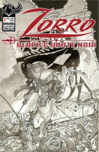 Zorro Black & White Noir #1 Cvr A Kaluta American Mythology Comic Book