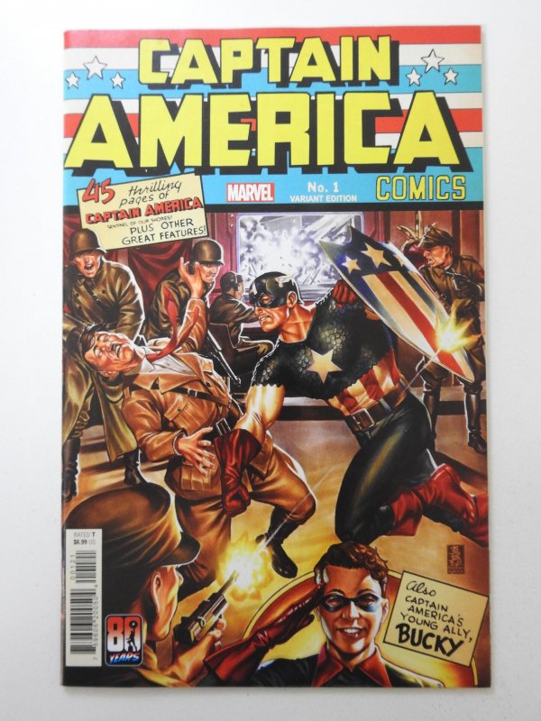 Captain America: The Classic Years #1 (1990) Variant Golden Swipe NM Condition