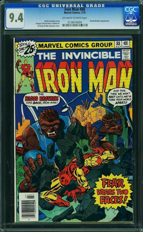 Iron Man #88 (1976) CGC 9.4 NM