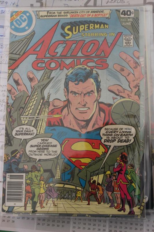 Action Comics 496  8-5-vf+