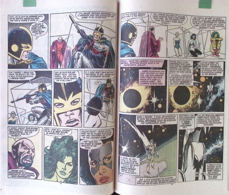 AVENGERS Comic # 290 — Supreme Adaptoid 75 Cent Cover — 1988 Marvel Universe VF+