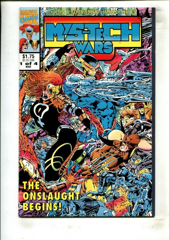 5PC MYS-TECH WARS #1 LOT (9.0) 1993
