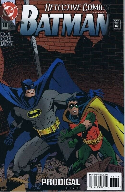 Detective Comics #681 ORIGINAL Vintage 1995 DC Comics Batman