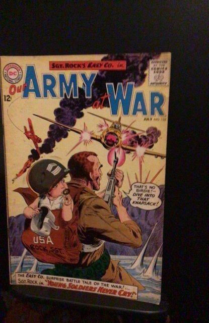 Our Army at War #132 (1963) mid high grade Sgt.Rick, Easy Co. wow!