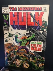 The Incredible Hulk #120 (1969) high-grade! Maximus the Mad, Inhumans VF Wow!