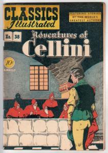 Classics Illustrated #38 (Jun-47) FN- Mid-Grade Celini