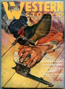 Western Story Pulp April 22 1939- HW Scott- Harry Sinclair Drago