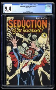 Seduction of the Innocent (1985) #1 CGC NM 9.4 White Pages