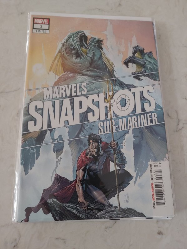 SUB-MARINER MARVELS SNAPSHOT #1 DELLOTTO VARIANT