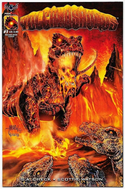 Volcanosaurus #1 Magma Edition (AMP, 2017) NM