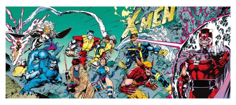 Bottleneck Gallery JIM LEE X-MEN #1 3D LENTICULAR PLEX ~ 135 of 185 COA